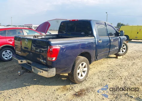 2008 Nissan Titan Se z USA, uszkodzony, nr VIN 1N6AA07C58N315096